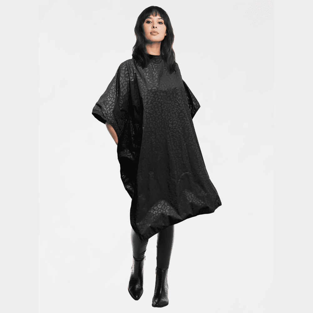 Betty Dain Black Jaguar Bleach Proof All Purpose Cape