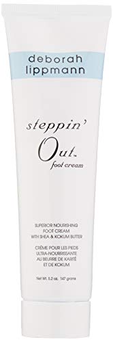 Deborah Lippmann Steppinâ€™ Out Nourishing Foot Cream | Moisturizing Cream with Acai and Kokum Butter | Softens and Restores Skinâ€™s Flexibility | Non-Greasy Formula | 5.2 Oz