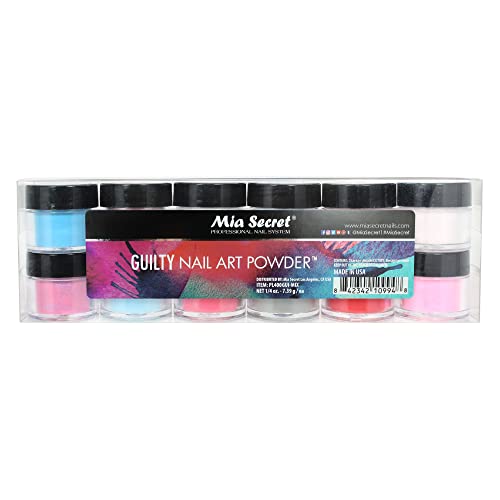 Mia Secret Nail Art Powder - Guilty Collection (12 PC)…