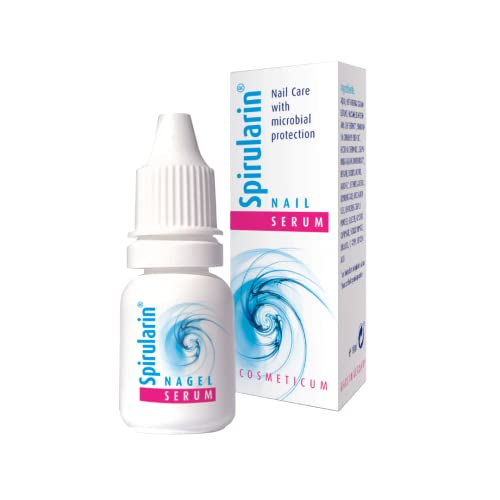 Spirularin Nail Serum for Split Nails and Discolored Toenails & Fingernails, Nail Strengtheners for Peeling Nails with Spirulina, 0.34 Fl Oz