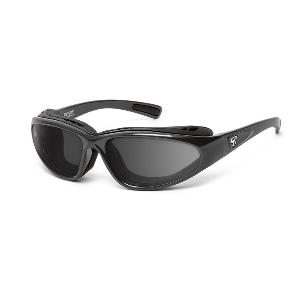 7eye Bora in Charcoal Frame and Grey Lens profile view