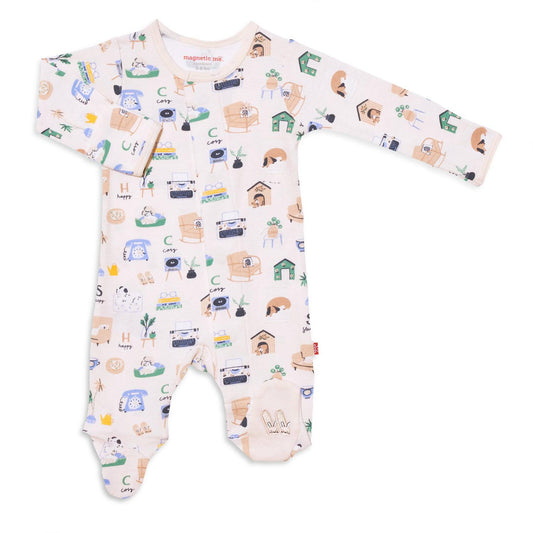 Magnetic Me- Cozy Days Org Ctn Modal Footie