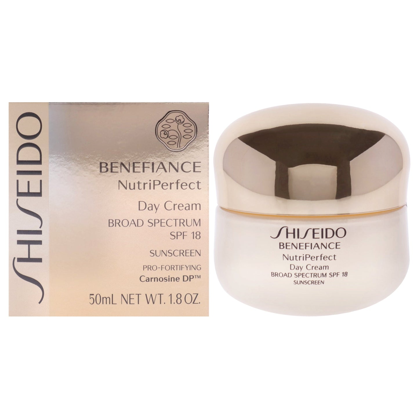 Benefiance NutriPerfect Day Cream SPF 18 by Shiseido for Unisex 1.8 oz Cream