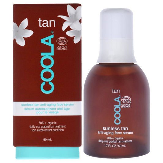 Sunless Tan Anti-Aging Face Serum by Coola for Unisex 1.7 oz Serum