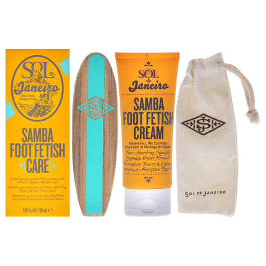 Samba 2-Step Foot Fetish Care by Sol de Janeiro for Unisex 3 oz Foot Cream